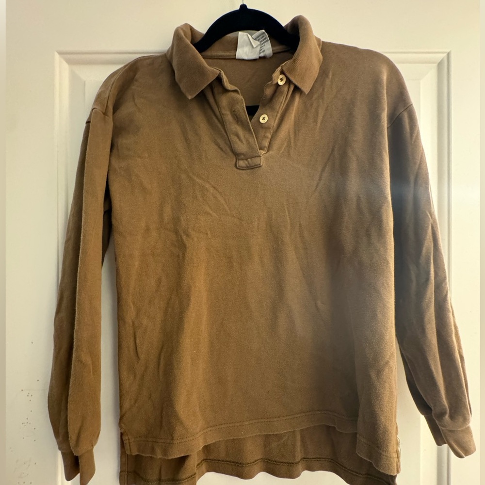 Men’s long sleeve polo